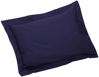 Picture of Standard Pillow Shams Set of 2 Navy Blue Pillow Shams Standard 20x26 Pillow Cases 600 Thread Count 100% Egyptian Cotton Hotel Class Stich Cushion Cover Decorative Standard Size Bed Pillow Covers Set