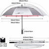 Picture of G4Free 62 Inch UV Protection Golf Umbrella Extra Large Windproof Sun and Rain Umbrellas Auto Open Double Canopy