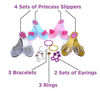 Picture of Fashionista Girl Princess Dress Up and Role Play Collection Shoe set and Jewelry Boutique (12 Piece Dress up Set) Ages 3-10