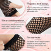 Picture of TXIN 1 Pair Black Punk Goth Lady Disco Dance Costume Fingerless Mesh Fishnet Gloves Fancy Dress Accessory