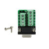 Picture of Avanexpress DB9 Breakout Connector RS232 Serial 9 Pin Connector Db9 Terminal Female with Screw