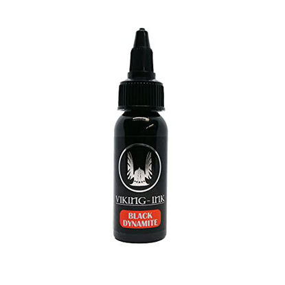 Picture of VIKING INK Tattoo Ink BLACK DYNAMITE colour (1 unit x 1 oz)