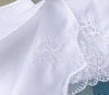 Picture of Ladies/Womes White Embroidery Cotton Handkerchiefs Wedding Hankies