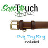 Picture of Soft Touch Collars Padded Leather Dog Collar Brown, Slimline Edition, Size Large