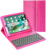 Picture of iPad Mini Case with Keyboard Alpatronix KX101 Leather iPad Cover w/Removable Wireless Bluetooth Keyboard Compatible w/Apple iPad Mini 5 (2019) 4/3/2/1 (Not for iPad Pro or iPad Air) - Pink