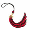 Picture of 2020 Black/RED Graduation Tassel - Every School Color Available -Made in USA