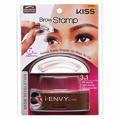 Picture of i ENVY BY KISS Brow Stamp Perfect Eyebrow Dark Brown KPBS01