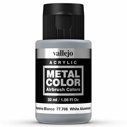 Picture of Vallejo White Aluminum Metal Color32ml Paint