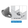 Picture of National Hardware N187-090 V1070 Sliding Door Hardware Single Floor Guide in Grey