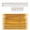 Picture of RELIAN Double Pointed Knitting Needles, 75 Pcs Bamboo Knitting Needles Set, 15 Sizes from 2.0mm-10.0mm(8 Inches Length)+ 4Pcs Knitting Needles Point Protectors