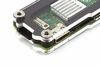 Picture of Zebra Zero Heatsink Case in Black Ice for Raspberry Pi Zero 1.3 & Wireless ~ C4Labs