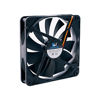 Picture of Kingwin 140mm Silent Fan for Computer Cases, Mining Rig, CPU Coolers, Computer Cooling Fan, Long Life Bearing, and Provide Excellent Ventilation for PC Cases-[Black] CF-014LB