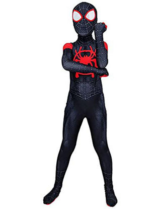 Picture of Halloween Kids Cosplay Costume Superhero Pretend Play Spandex Suit Full Bodysuit