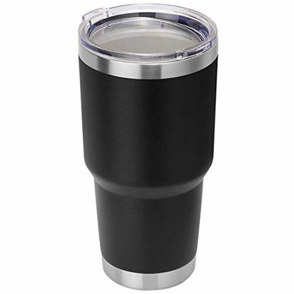 Coktik Brown Double Wall Vacuum Insulated Travel Tumbler Cup 20oz
