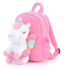 Picture of Gloveleya Toddler Backpack Bunny Toy Backpacks with Soft Dolls Rabbit Pink Age 2+