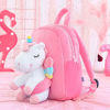 Picture of Gloveleya Toddler Backpack Bunny Toy Backpacks with Soft Dolls Rabbit Pink Age 2+