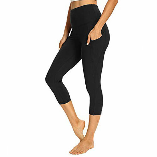 Abstract Capri leggings, Workout Pants 'Over the rainbow 02' - Sincerely Joy