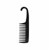 Picture of YEEPSYS Wide Tooth Comb for Curly Hair Long Hair Wet Hair Detangling Comb  Paddle Hair Comb (Light Blue  Round Handle Comb)