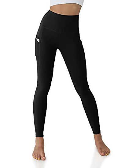 High Waisted Yoga Leggings With Pockets,Tummy Control Non See