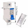 Picture of smseace Miniature Circuit Breaker Low Voltage 63A 400V 2 Poles DIN Rail Installation DZ47-63 C63