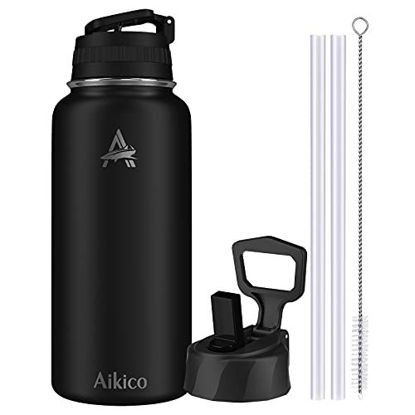 Hydrapeak 32oz Stainless Steel Lilac Water Bottle with 3 interchangeable  lids and 2 reusable straws : : Sporting Goods