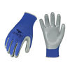 Picture of Vgo 5-Pairs Safety Work Gloves  Gardening Gloves  Non-slip Nitrile coating  Dipping Gloves (Size S  Blue  NT2110)