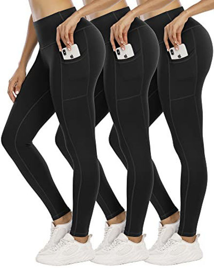 GetUSCart- High Waist Yoga Pants with Pockets for Women - Tummy
