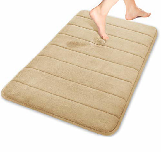 Yimobra Memory Foam Bath Mat Set, Non Slip Super Water Absorption