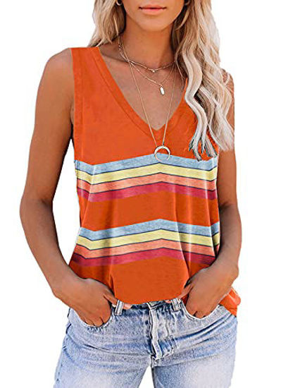 NEW Tank Tops for Women, Cute Sleeveless V Neck Workout Tops