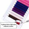 Picture of Volume Lash Extensions Gradient Blue 0.07mm D Curl 15-20mm Mix Volume Lashes 2D-20D Easy Fan Colored Eyelash Extension Color Lash Trays By FADVAN