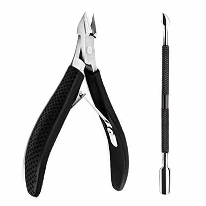 1pcs Nail Clippers for Thick & Ingrown Toenails - Sharp Curved Blade &  Non-Slip Handle -Toenail Clippers for Men, Women, and Seniors -  Professional Heavy-Duty Pedicure Tool Gift