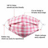 Picture of Woplagyreat Face Mask Washable Reusable Adjustable for Women Men Adult Cloth Designer Fashion Cotton Fabric Madks Mouth Nose Wire Cover Cubre Bocas Tapa para Mascarillas Tela DiseÃ± Pink