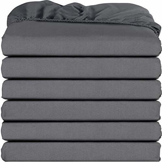 Utopia Bedding Flat Sheets - Pack of 6 - Soft Brushed Microfiber