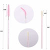 Picture of Tbestmax 400 Spoolies Mascara Wand and Lip Brush Disposable Lash Brushes for Eyelash Extensions  Lipstick Lip Gloss Wands Applicator Tool (Hotpink)