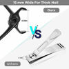 Picture of Thick Toenail Clipper â€“ Vepkuso Wide Jaw Opening Oversized Stainless Steel Toenail Cutter with Nail File For Thick Nail  Extra Large Fingernail Toenail Trimmer for Men&Women