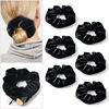 Picture of Pocket Scrunchies with Zipper Stash Hair Ties Soft Silk Satin Scrunchy (LLCQ-010)