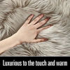 Picture of LOCHAS Ultra Soft Fluffy Rugs Faux Fur Sheepskin Area Rug for Bedroom Bedside Living Room Carpet Nursery Washable Floor Mat  2x5 Feet Beige