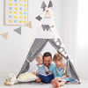 Picture of Kids Teepee Play Tent for Child with Carry Case + Window  Portable Children Toys or Gift for Kids Boys Girls Indoor and Outdoor Play (Chevron Tipi)