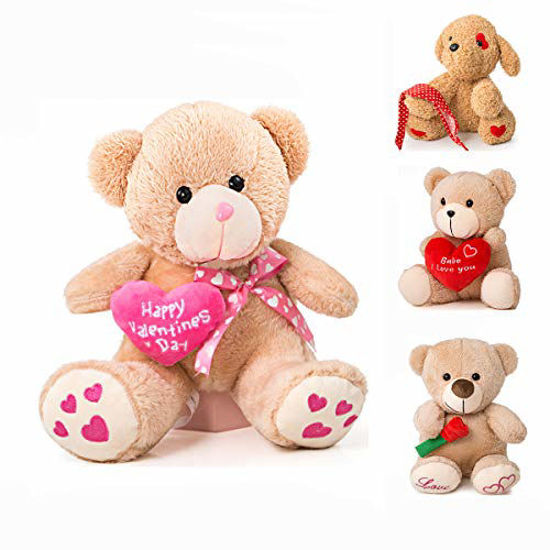 Picture of Valentines Day Gifts for Girlfriend  Boyfriend  Stuffed Animal for Kids (Red Rose)