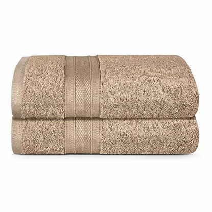  TRIDENT 4 Piece Large Bath Towel Set for Bathroom