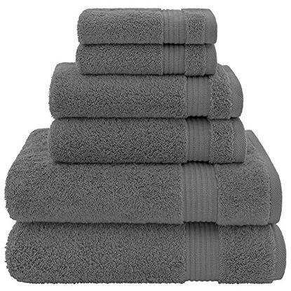 Picture of Hotel & Spa Quality 100% Turkish Genuine Cotton  Absorbent & Soft Decorative Luxury 4-Piece Bath Towel Set by United Home Textile  Lemon Yellow