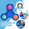 Picture of FIGROL Simple Pop Fidget Spinner 2 Pack  Push Pop Bubble Fidget Spinner  Party Favor Sensory Fidget Toys - Stress Reduction and Anxiety Relief Hand Spinner for Children