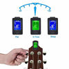 Picture of MOREYES Tuner Clip on Chromatic  Guitar  Bass  Violin  Ukulele Include Guitar Capo and Picks and Holder (Tuner capo with pin puller)