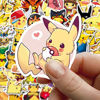 Picture of Eevee Evolution Stickers 50 Pcs| Comic Stickers Gift for Kids Teen Birthday Party| Cartoon Cool Stickers| Cute Stickers Pack|Waterproof Stickers for Water Bottles Laptop Phone Skateboard Bicycle(Eevee Anime -50)