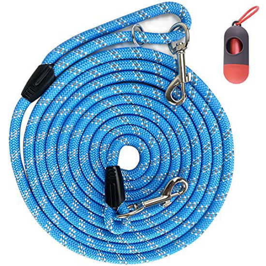  30ft Retractable Dog Tie Out Rope for Small to Large