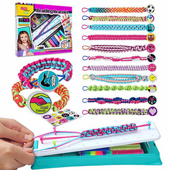 Amazon.com: LANNEY Friendship Bracelet Making Kit, 144 Pcs Bracelet Making  Kit for Girls Kids Age 6 7 8 9 10 11 12 Years Old, Arts and Crafts Friendship  Bracelet Maker for Teen Girls Birthday Gifts : Toys & Games