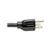Picture of Tripp Lite 8ft Heavy Duty Power Extension Cord Cable 15A 14 AWG 5-15P to Right-Angle C15 Black 8' (P019-008-C15RA)