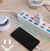 Picture of KMC 6 Outlet Power Strip with Multi-Outlet Independent Switches  Overload Protector 4-Foot Cord