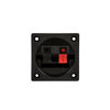 Picture of Goldwood Sound Speaker Box Terminal Cups 2 Square Power Speaker Terminal Plates Black (SCT-1000-2)