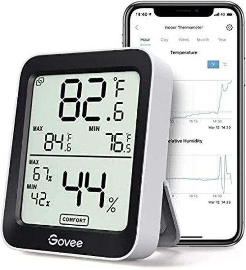  Humidity Remote Sensor Stable 433MHz Temperature Remote Sensor,  Light Weight LCD Display for Home Office : Patio, Lawn & Garden